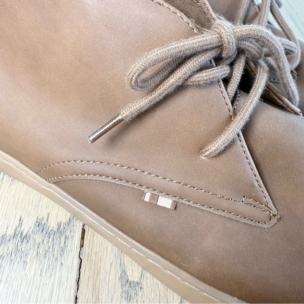 NWT Ben Sherman Men’s Ashford High-Top Sneaker Brown Leather Shoes Size 13 - Picture 5 of 14